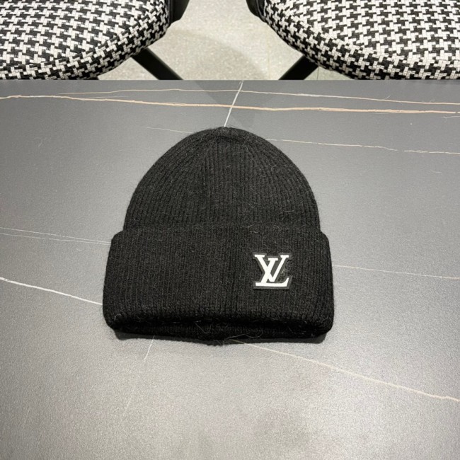 Louis Vuitton Womens Mens Cap Knit Hat Luxury Brand with Original Box