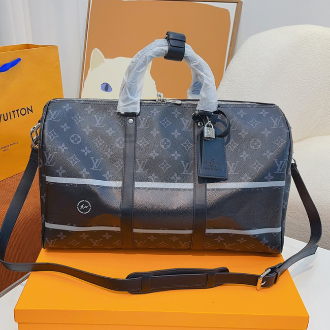 Louis Vuitton Womens and Mens Unisex Bags Luxury Brand LV Keepall Bandoulière 45 Fashion Design Travel Bag Whatapp