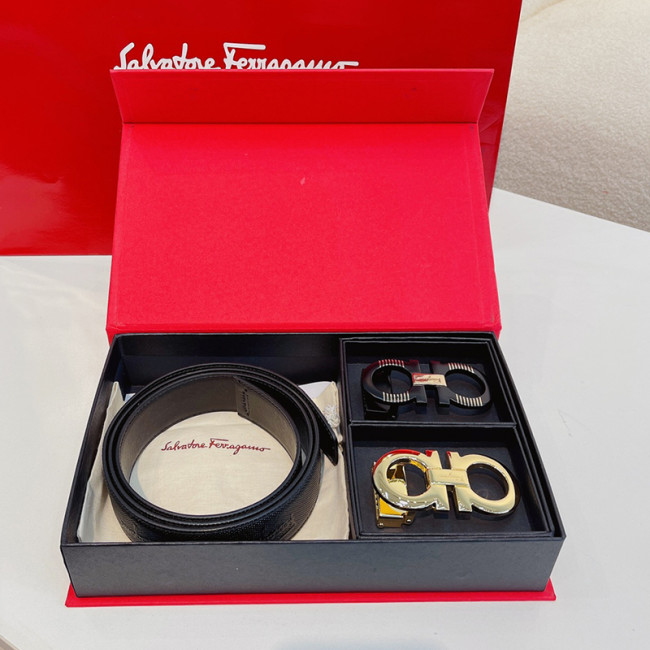 Salvatore Ferragamo Mens Belt Luxury Brand ADJUSTABLE GANCINI BELT Men Belts Luxury Brand with Original Box Best Gifts Whatapp