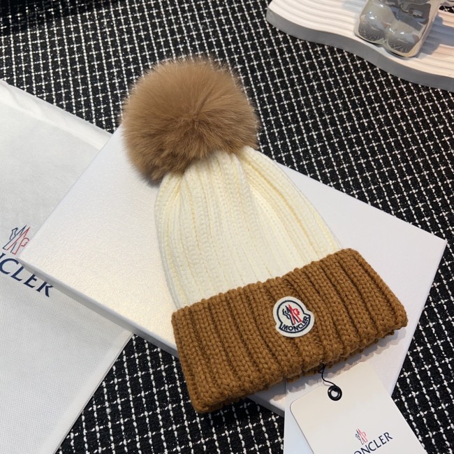 Moncler Mens Womens Hats Luxury Brand Design Moncler Knit Hat with Original Box