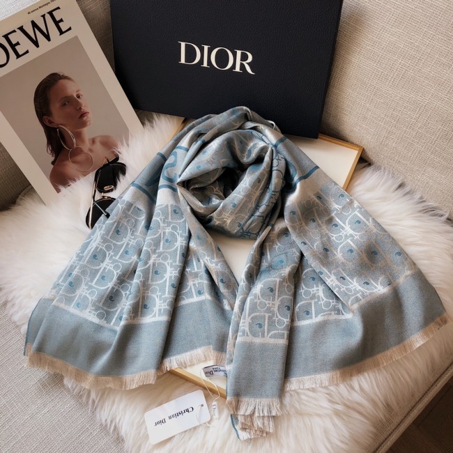 Dior Scarves Womens Fashion Scarf with Original Box