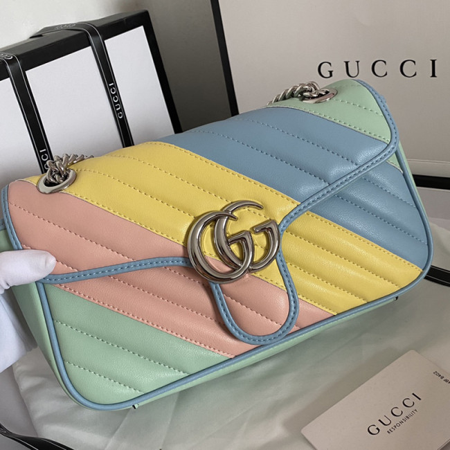 Gucci Womens Bags Shoulder Messenger Bag Luxury Brand Small GG Marmont bag with Original Box Whatapp