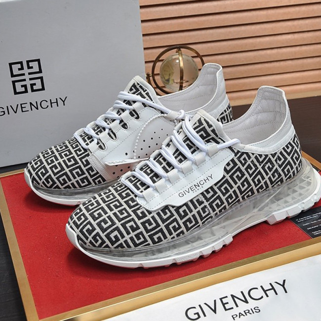 Givenchy Men Shoes Fashion Type Luxury Brand GIVENCHY SNEAKERS IN LEATHER WITH LATEX BAND with Original Box Whatapp