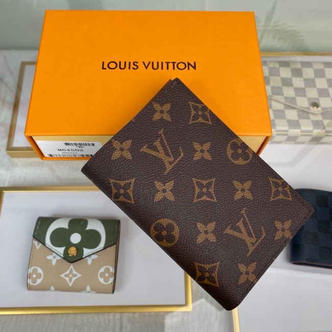 Louis Vuitton Mens Wallets Purse Luxury Brand Designer PASSPORT COVER Monogram Canvas M64502 with Original Box Whatapp