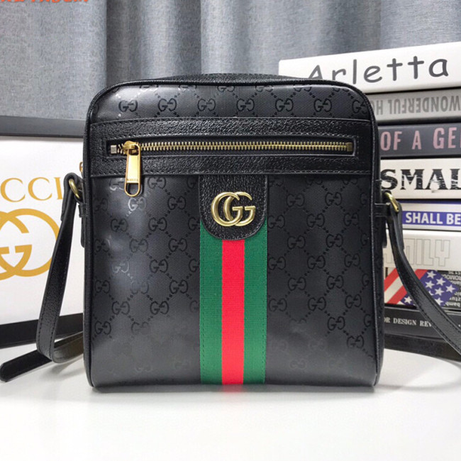 Gucci Mens Womens Fashion Bags Shoulder Bag Luxury Brand GG Supreme Ophidia Small Messenger Bag 547926 96IWN 4076 with Original Box Whatapp