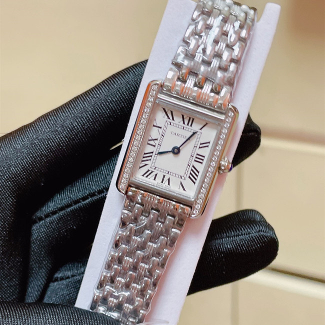 Cartier Womens Watch Luxury Brand Design Fashion Type with Original Box Whatapp