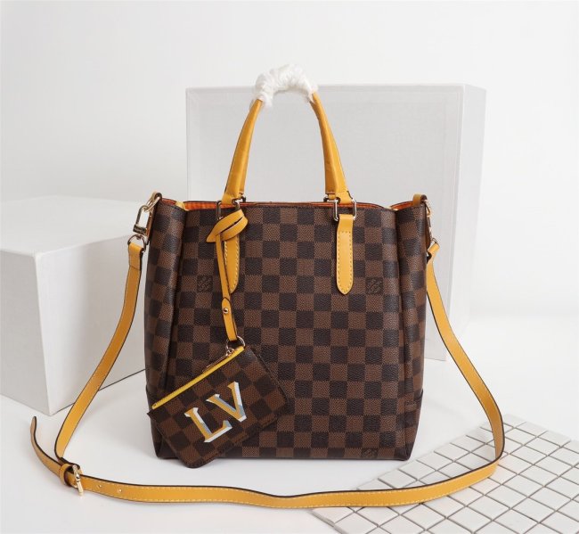 Louis Vuitton Womens Bags Handbags Luxury Brand Fashion Type BELMONT PM Saffron N60296 Whatapp