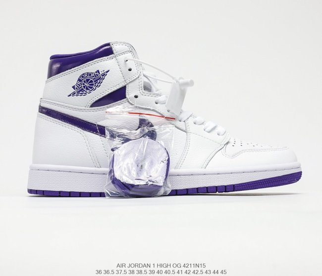 Air Jordan 1 Retro High Court Purple Sneakers Men Womens Shoes 4811N15 Whatapp