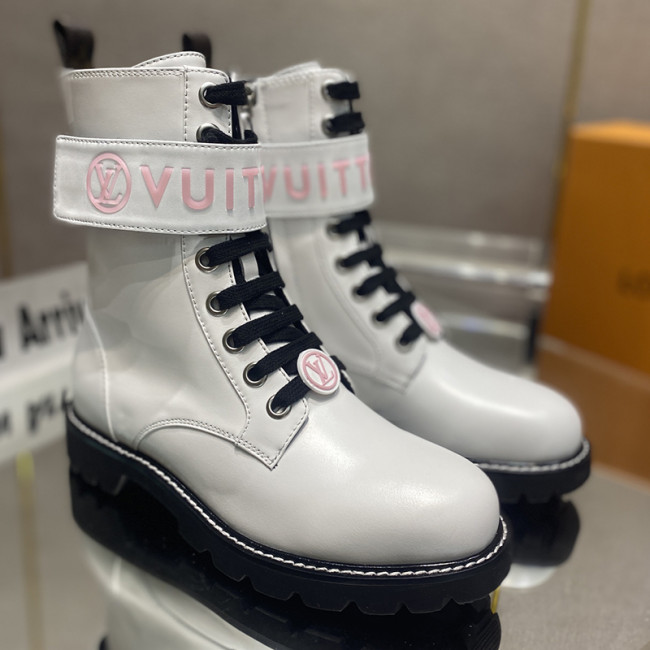 Louis Vuitton Women Shoes Boots Luxury Brand TERRITORY FLAT RANGER with Original Box 1A9HAI Whatapp