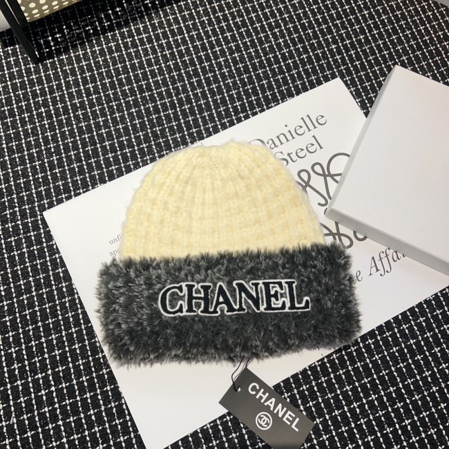 Chanel Womens Hats Luxury Brand Knit Hat with Original Box