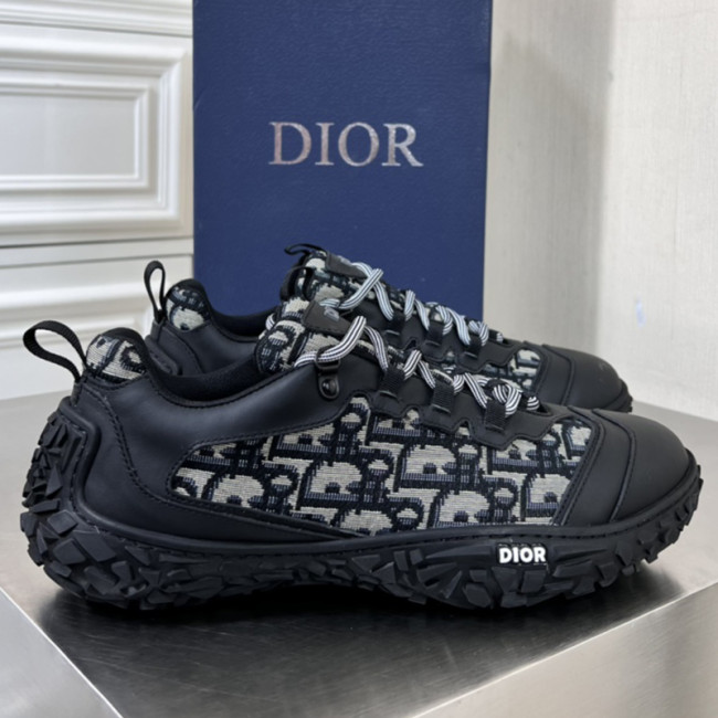 Dior Mens Shoes Sneakers Luxury Brand B28 SNEAKER DIORIZON DERBY SHOE Dior Oblique Jacquard and Rubber with Original Box 3SN277ZJW_H969 Whatapp