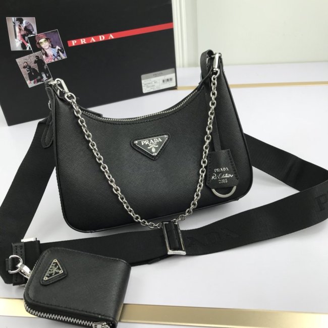 Prada Womens Bags Shoulder Messenger Bag Luxury Brand Prada Bags with Original Box Whatapp