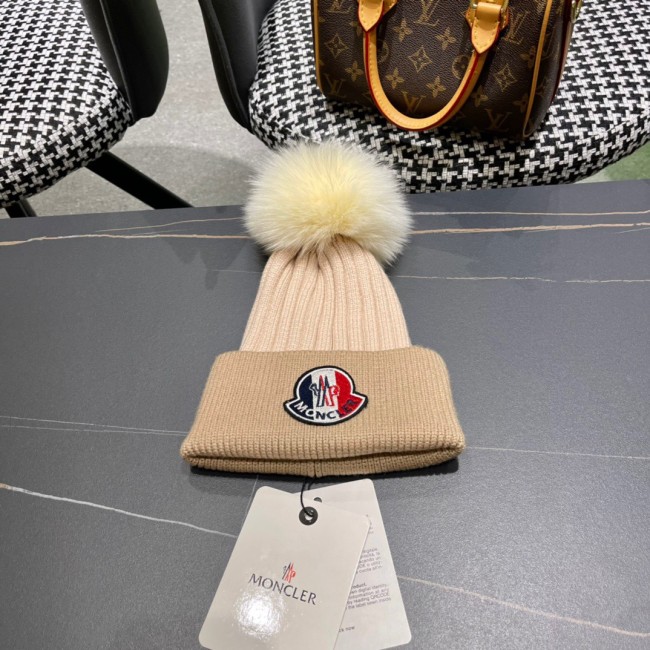 Moncler Mens Womens Hats Luxury Brand Design Moncler Knit Hat with Original Box