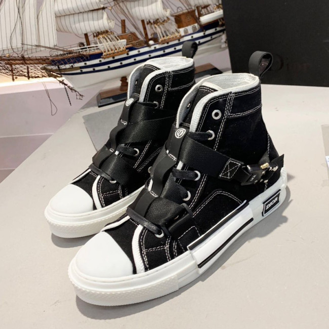 Dior Womens Mens Shoes Sneakers Luxury Brand Unisex Design B23 High-Top Sneaker with Box Whatapp