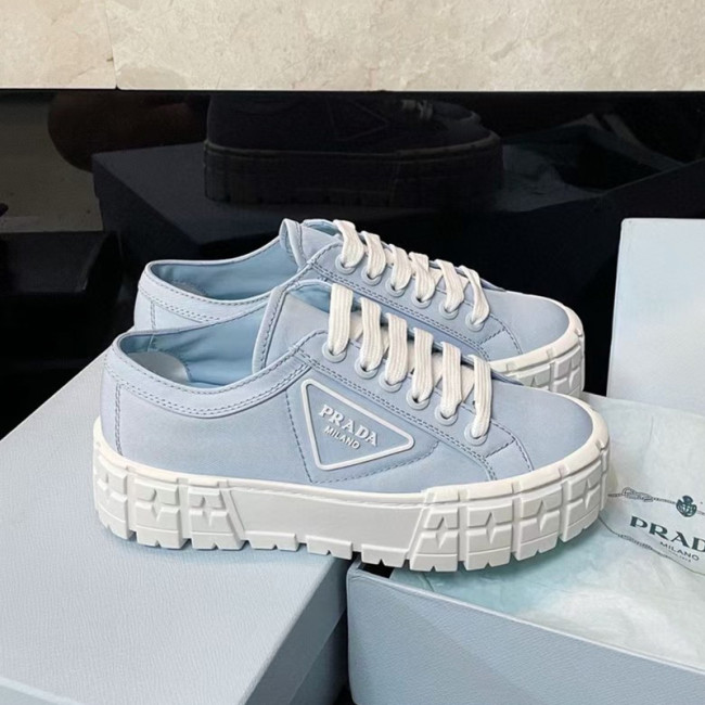 Prada Womens Shoes Sneakers Lace-Up Luxury Brand Fashion Sneakers for Women with Original Box Whatapp