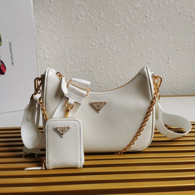 Prada Womens Shoulder Bags with Original Box 1BH204_R064_F0F24_V_V1L Luxury Brand Prada Re-Edition 2005 Saffiano leather bag Whatapp