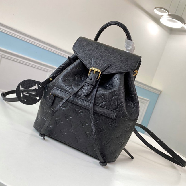 Louis Vuitton Womens Bags Luxury Brand Fashion Type MONTSOURIS BACKPACK M45205 Noir Monogram Empreinte Leather Whatapp