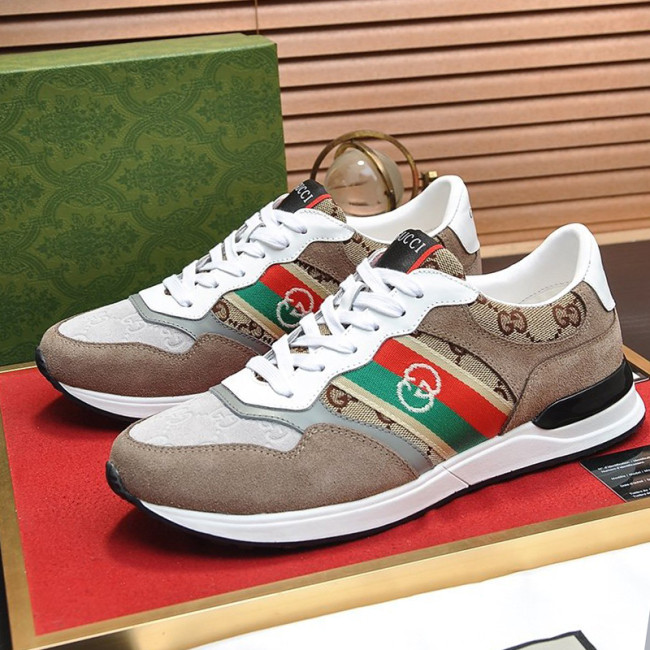 Gucci Mens Shoes Luxury Brand Men's Gucci Tennis Sneaker with Original Box Whatapp