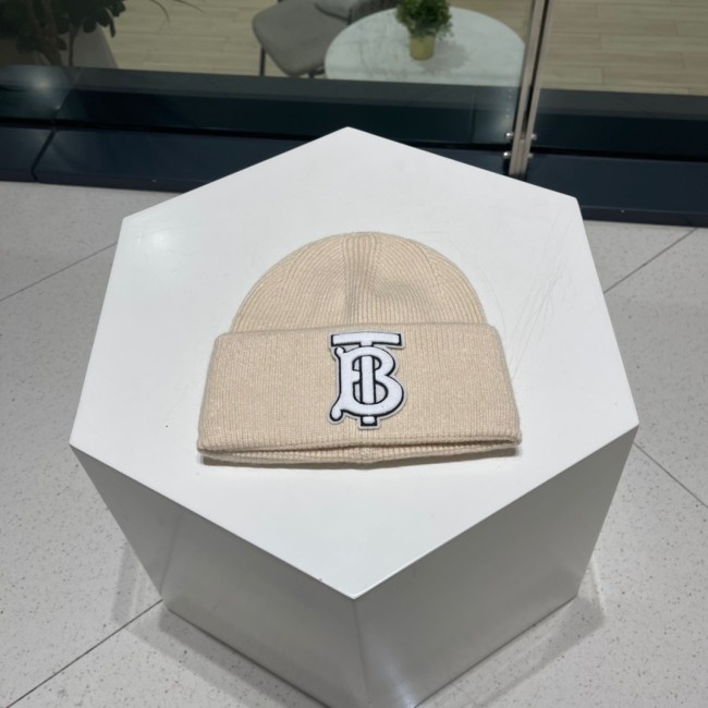 Burberry Womens Mens Cap Knit Hat Luxury Brand with Original Box