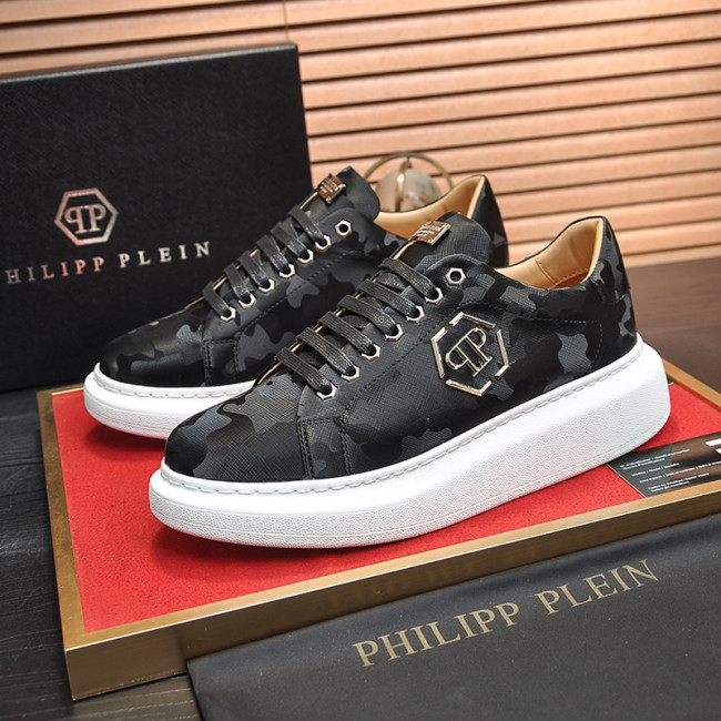 Philipp Plein Men Shoes Sneakers Low Top Sneaker Fashion Design Luxury Brand Trainer Predator TM with Original Box Whatapp