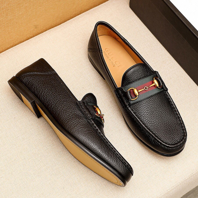 Gucci Mens Shoes Leather Design Luxury Brand Business Dress Shoes for Men with Original Box Whatapp