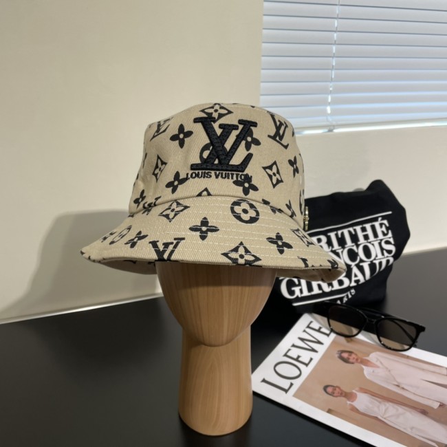 Louis Vuitton Men Womens Mens Cap Bucket Hat Luxury Brand with Original Box