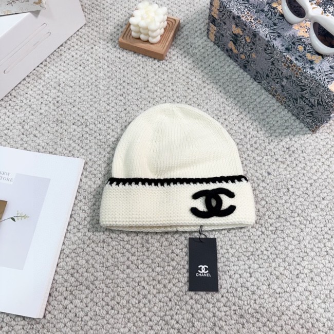 Chanel Womens Hats Luxury Brand Knit Hat with Original Box