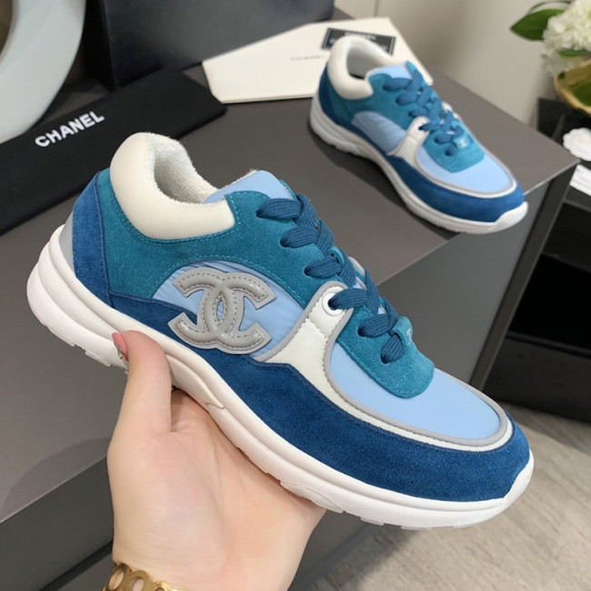 Chanel Women Shoes Sneakers Lace-Up Design Luminous Luxury Brand Sports Shoes with Original Box Whatapp