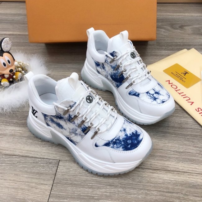 Louis Vuitton Men Shoes Fashion Sneakers Luxury Brand Mens Run Away Pulse Sneaker Casual Shoes with Original Box Whatapp