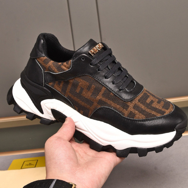 Fendi Mens Shoes Fashion Sneakers Luxury Brand Casual Shoes for Men with Original Box Whatapp