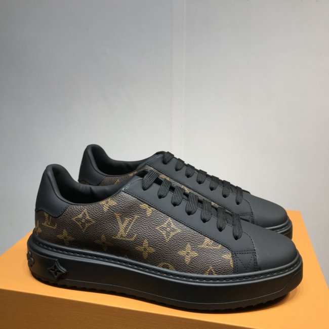 Louis Vuitton Men Shoes Fashion Sneakers Luxury Brand Time Out Sneaker with Original Box Whatapp