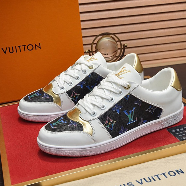 Louis Vuitton Men Shoes Fashion Sneakers LUXEMBOURG SNEAKER Monogram Luxury Brand with Original Box Whatapp