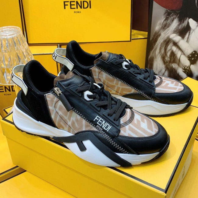 Fendi Mens Shoes Fashion Sneakers Luxury Brand Casual Fendi Flow Low-Top Sneakers Shoes for Men with Original Box Whatapp