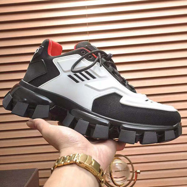 Prada Men Shoes Sneakers Luxury Brabd Cloudbust Thunder Technical Fabric Sneakers with Original Box Whatapp