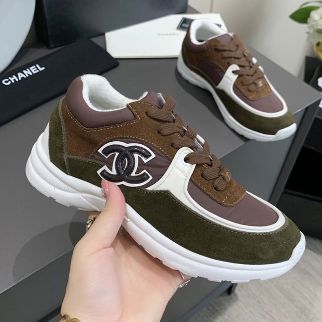 Chanel Women Shoes Sneakers Lace-Up Design Luminous Luxury Brand Sports Shoes with Original Box Whatapp