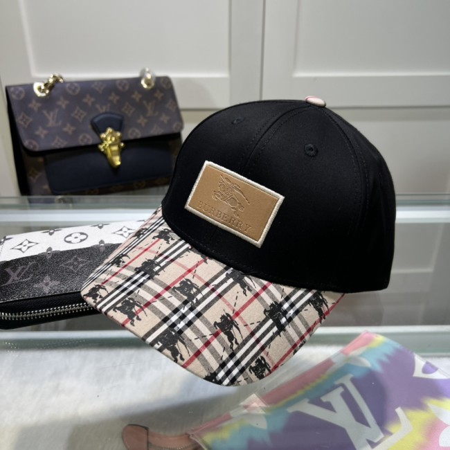 Burberry Womens Mens Cap Baseball Hat Luxury Brand with Original Box