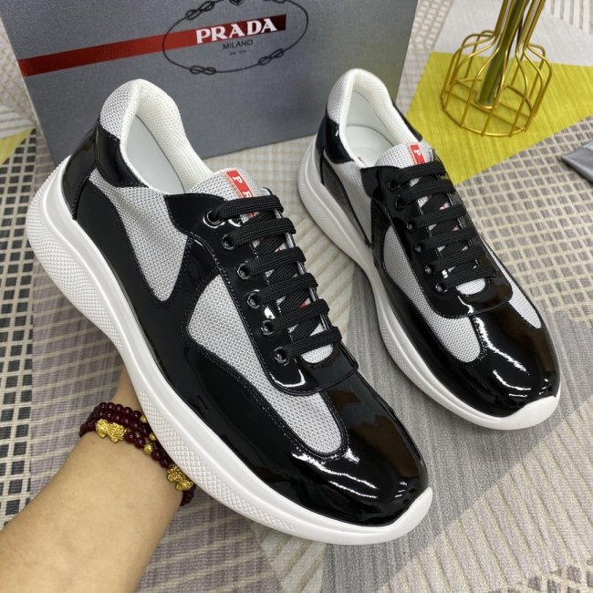 Prada Mens Shoes Sneakers Casual Shoes for Men Luxury Brand Breathable Fashion Sneakers with Original Box Whatapp