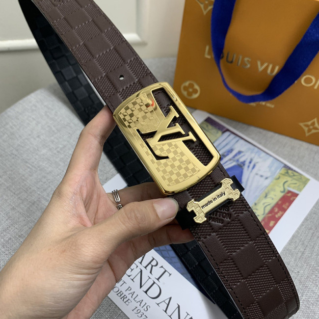 Louis Vuitton Mens Belt Luxury Brand Fashion Men Belts with Original Box Whatapp