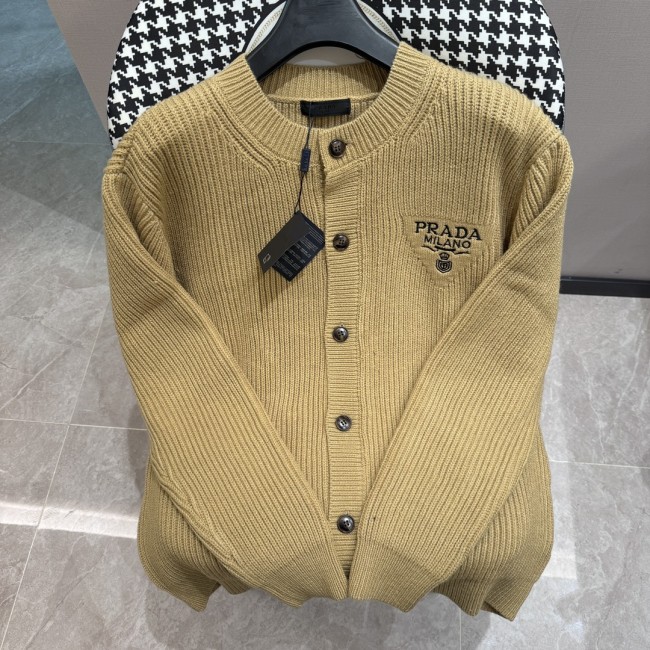 Prada Cardigan Men Womens Knit Cardigan Luxury Brand Womens Knitwear Top Quality Whatapp