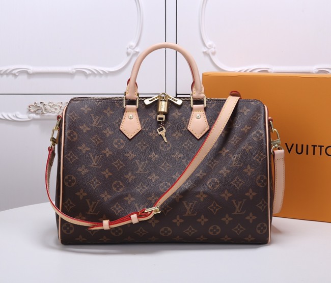 Louis Vuitton Womens Bags Luxury Brand Fashion Type SPEEDY BANDOULIÈRE 35 Monogram Canvas with Original Box M41111 Whatapp