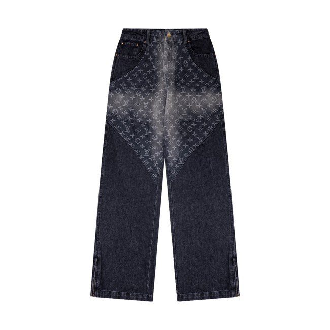 Louis Vuitton Luxury Brand Women Mens Pant Jeans