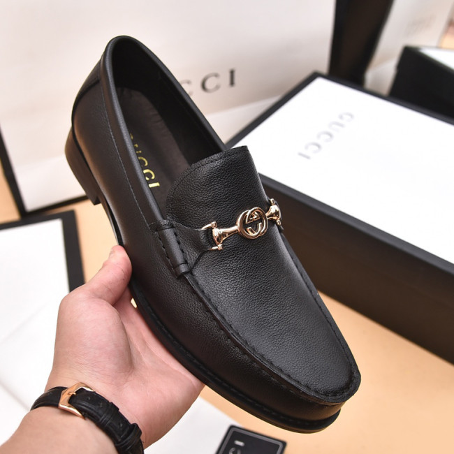 Gucci Mens Shoes Leather Design Luxury Brand Business Dress Shoes for Men with Original Box Whatapp