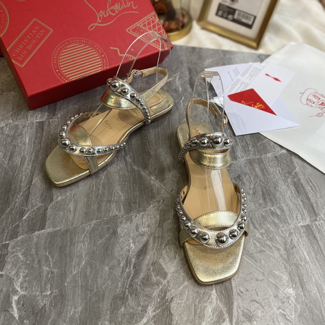 Christian Louboutin Womens Shoes Flat Slide Sandal Whatapp