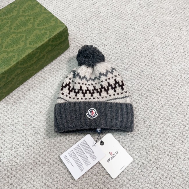 Moncler Mens Womens Hats Luxury Brand Design Moncler Knit Hat with Original Box