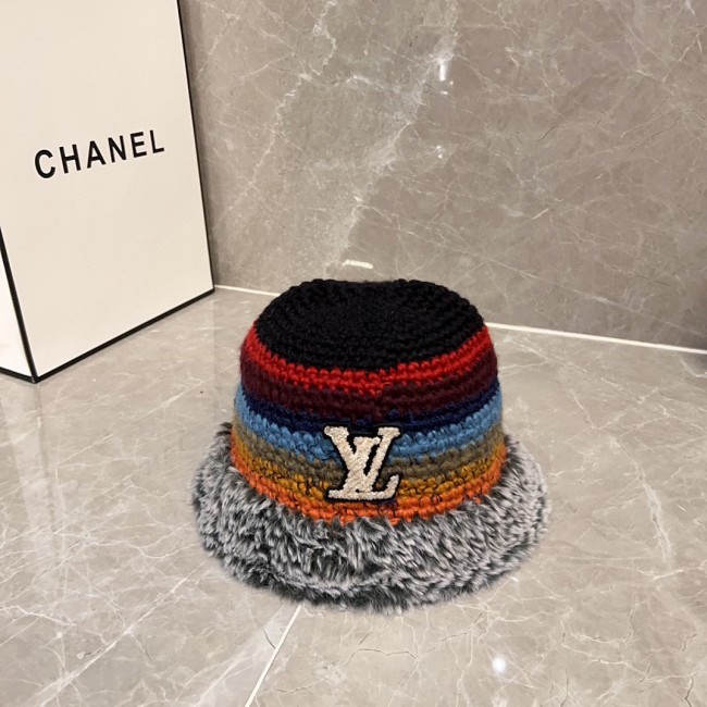 Louis Vuitton Womens Cap Bucket Hat Luxury Brand with Original Box