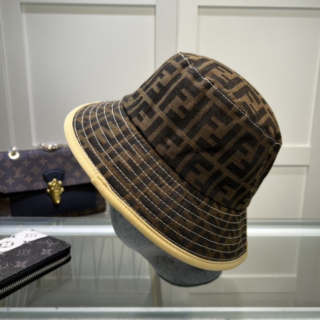 Fendi Men Womens Bucket Hat Luxury Brand Design Fendi Cap with Original Box