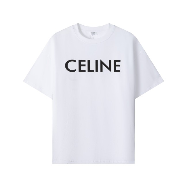 Celine Luxury Brand Women Mens Short Sleeve T-Shirt Whatapp