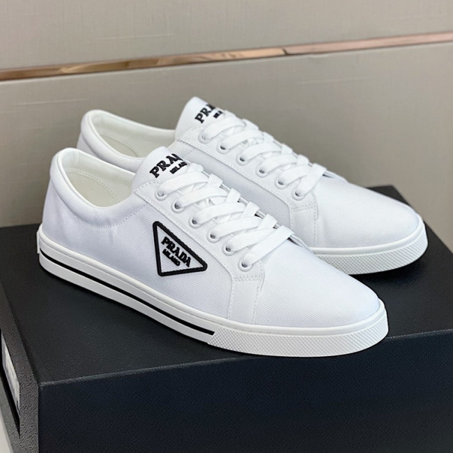 Prada Mens Shoes Casual Luxury Brand Breathable Sneakers with Original Box Whatapp