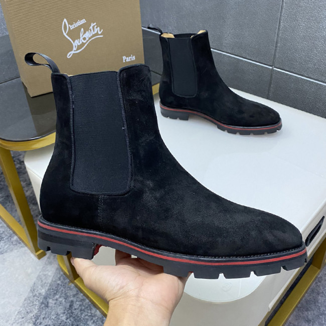 Christian Louboutin Mens Shoes Boots Fashion Boots Luxury Brand with Original Box Fashion Ankle Boots Whatapp