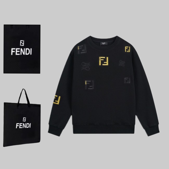 Fendi Womens Mens Long Sleeve Sweatshirt Luxury Brand Mens Sweatshirts Whatapp